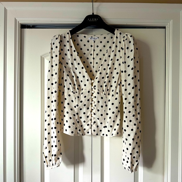 Reformation Romantic Nell Button Blouse - Picture 8 of 10